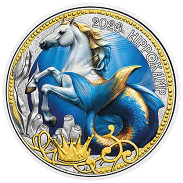 Österreich Fabelwesen „Der Hippokamp“ 3 Euro 2026