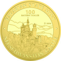 Bayern Thaler 2. Ausgabe Schloss Neuschwanstein 2026 1 oz...
