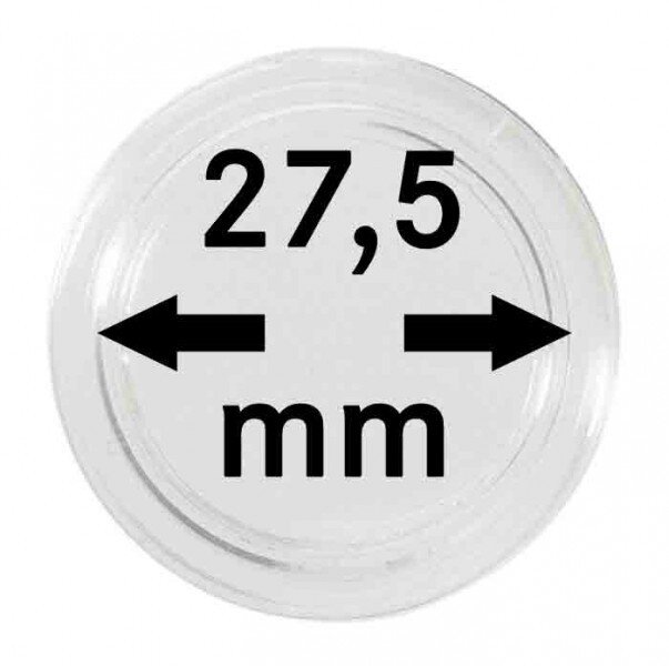 Ø 27,5 mm Münzkapseln Lindner 1 Stück