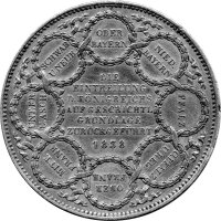 Bayern 2 Taler "Geschichtstaler - Regierungsbezirke" 1838 - König Ludwig I. 1825-1848, KM#795 - Silber ss