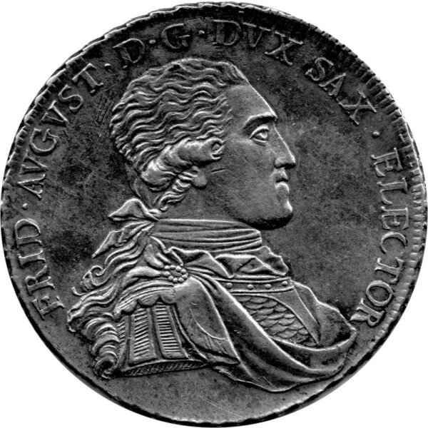 Sachsen 1 Konventionstaler 1795 I.E.C. - Kurfürst Friedrich August III. 1763-1806, KM#1027