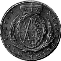 Sachsen 1 Konventionstaler 1795 I.E.C. - Kurfürst Friedrich August III. 1763-1806, KM#1027