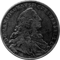 Bayern 1 Konventionstaler 1756 - Kurfürst Maximilian III. Joseph 1745-1777, KM#500.2 Var.