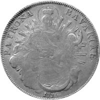Bayern 1 Konventionstaler 1776 A - Kurfürst Maximilian III. Joseph 1745-1777, KM#519.2