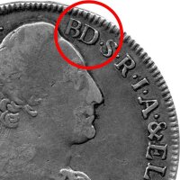 Bayern 1 Konventionstaler 1776 A - Kurfürst Maximilian III. Joseph 1745-1777, KM#519.2 Var.