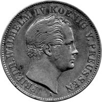 Brandenburg-Preußen 1 Taler 1845 A - König...