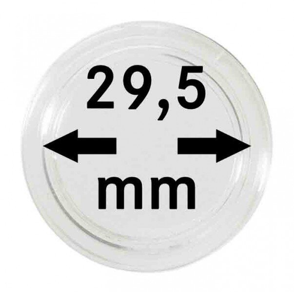 Ø 29,5 mm Münzkapseln Lindner 1 Stück