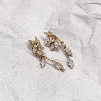 Ohrringe "Blütenzauber" 585/1000 Gold -...