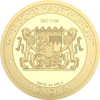 Bayern Thaler 2. Ausgabe Schloss Neuschwanstein 2026 1/25 oz Gold