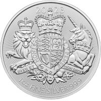 UK Royal Arms 2024 1 oz Silber