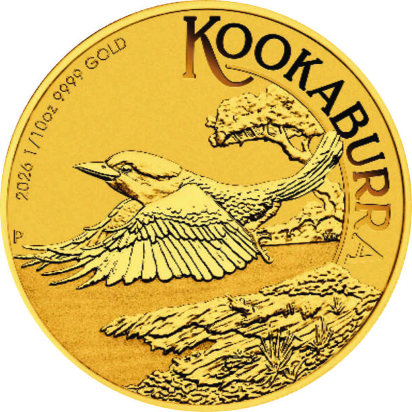 Australien Kookaburra 2026 1/10 oz Gold