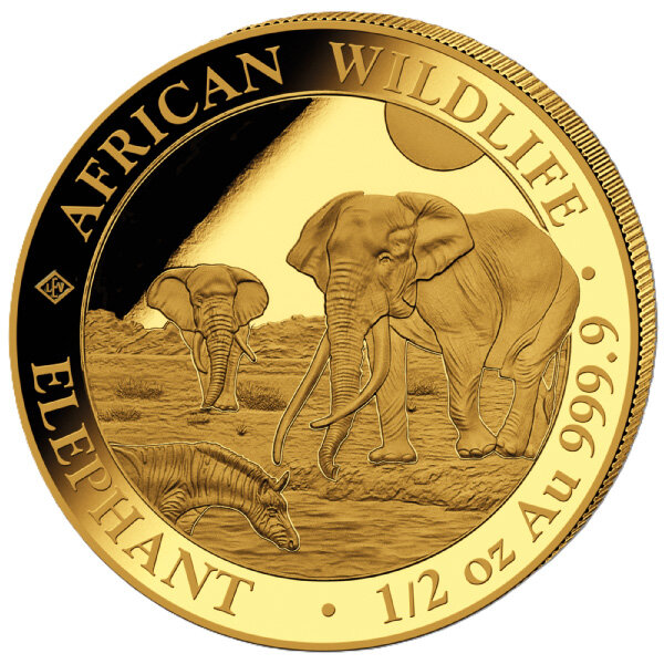 Somalia Elefant 2026 1/2 oz Gold