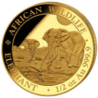 Somalia Elefant 2026 1/2 oz Gold