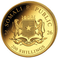 Somalia Elefant 2026 1/4 oz Gold