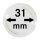 Ø 31 mm Münzkapseln Lindner 1 Stück