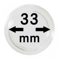 Ø 33 mm Münzkapseln Lindner 1 Stück