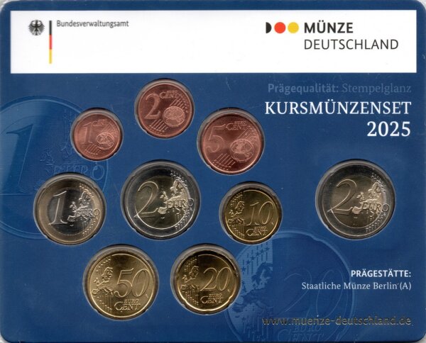 Deutschland KMS 2025 Polierte Platte F