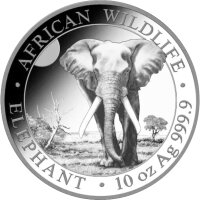 Somalia Elefant 2025 10 oz Silber