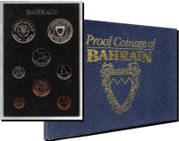 Bahrain Kursmünzensatz 1965-1968 - PP