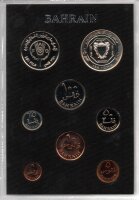 Bahrain Kursmünzensatz 1965-1968 - PP