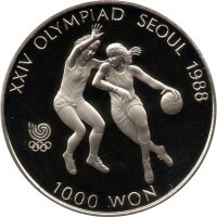 Südkorea Set 12.000 Won 1986-1988  - XXIV. Olympische Sommerspiele 1988 in Seoul - Kupfer-Nickel - PP