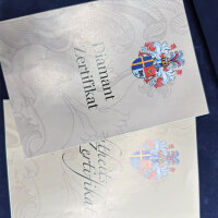 Kette "Aurora" 585/1000 Gold 45+5 cm Diamant - Vintage