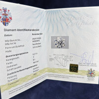 Kette "Aurora" 585/1000 Gold 45+5 cm Diamant - Vintage