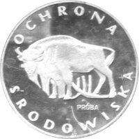 Polen 100 Zlotych 1977 PROBE - Wisent - Silber PP in Originalkapsel