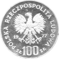 Polen 100 Zlotych 1977 PROBE - Wisent - Silber PP in Originalkapsel