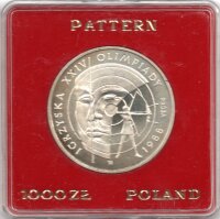 Polen 1.000 Zlotych 1987 PROBE - XXIV. Olympische...