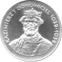 Polen 200 Zlotych 1981 - Herzog Kasimir I. "Der Erneuerer" - Silber PP in Originalkapsel