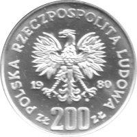 Polen 200 Zlotych 1981 - Herzog Kasimir I. "Der Erneuerer" - Silber PP in Originalkapsel