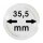 Ø 35,5 mm Münzkapseln Lindner 1 Stück