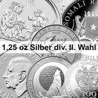 1,25 oz Silber Münze II. Wahl
