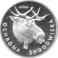 Polen 100 Zlotych 1978 PROBE - Elch - Silber PP in Originalkapsel