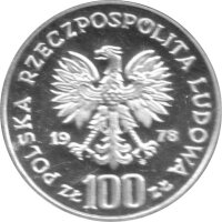 Polen 100 Zlotych 1978 PROBE - Elch - Silber PP in Originalkapsel