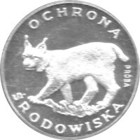 Polen 100 Zlotych 1979 PROBE - Luchs - Silber PP in Originalkapsel