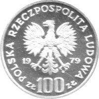 Polen 100 Zlotych 1979 PROBE - Luchs - Silber PP in Originalkapsel