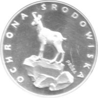 Polen 100 Zlotych 1979 PROBE - Gämse - Silber PP in Originalkapsel