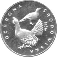 Polen 100 Zlotych 1980 PROBE - Auerhahn - Silber PP in Originalkapsel