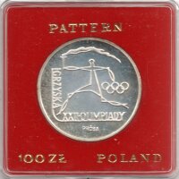 Polen 100 Zlotych 1980 PROBE - XXII. Olympische...