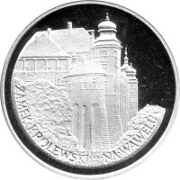 Polen 100 Zlotych 1977 - Schloss Wawel in Krakau - Silber PP