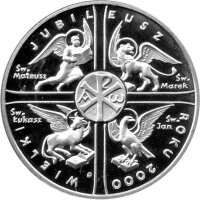 Polen 10 Zlotych 2000 - Heiliges Jahr 2000 - Silber PP