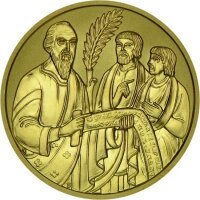 Österreich 500 Schilling 2001 Die Bibel Gold