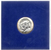 USA 1/2 Dollar 1967 - J. F. Kennedy mit Gegenstempel Papstbesuch Johannes Paul II.  1979 - Silber