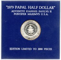 USA 1/2 Dollar 1968 - J. F. Kennedy mit Gegenstempel...