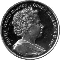 British Virgin Islands 10 Dollars 2003 - XXVIII. Olympische Sommerspiele 2004 in Athen "Läufer" - Silber PP