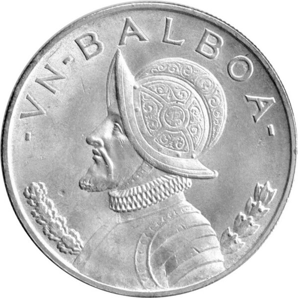 Panama 1 Balboa 1947 - Umlaufmünze - Silber -vz