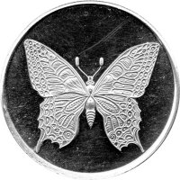 Round - Butterfly - 1 oz Silber PP