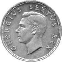 Südafrika 5 Shilling 1952 - 300 Jahre Kapstadt - Silber